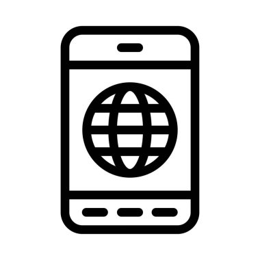 Internet bağlantısı simgesini vektör çizim 