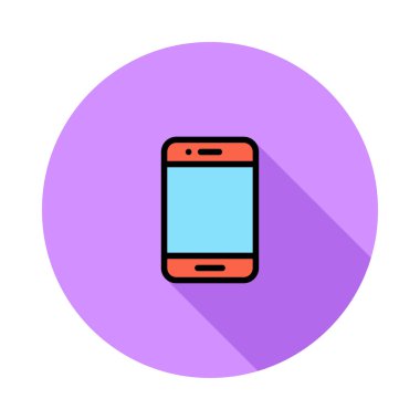 Telefon simgesi vektör illüstrasyonu  