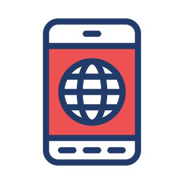 Internet bağlantısı simgesini vektör çizim 