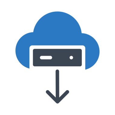 Bulut simge vektör çizim indir 