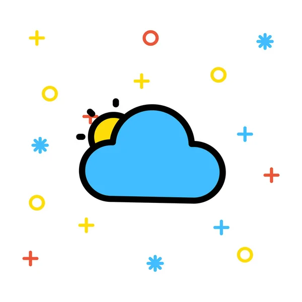 Icône Météo Illustration Vectorielle — Image vectorielle