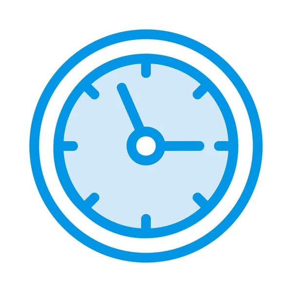 Uhr Web Icon Vektor Illustration — Stockvektor