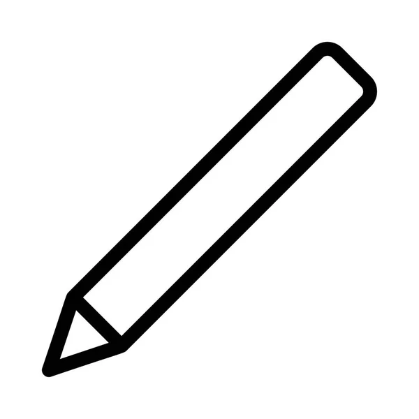 Pencil Icon Vector Illustration — Stock Vector