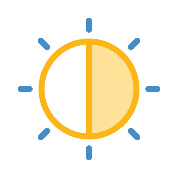 Sun Icon Vector Illustration — Stock Vector