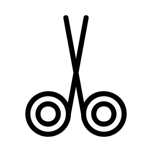 Schere Symbol Vektor Illustration — Stockvektor