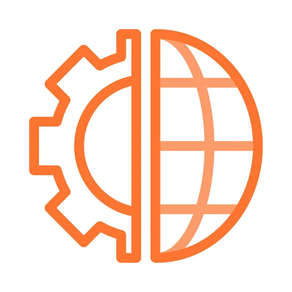 Icono Diseño Móvil Web Para Desarrollo Ilustración Vectorial — Vector de stock