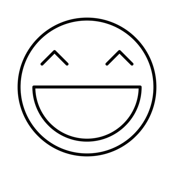 笑顔のアイコンベクトルイラスト — ストックベクタ