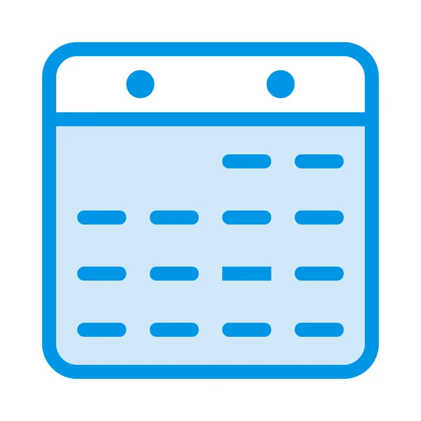 Icona Web Del Calendario Illustrazione Vettoriale — Vettoriale Stock