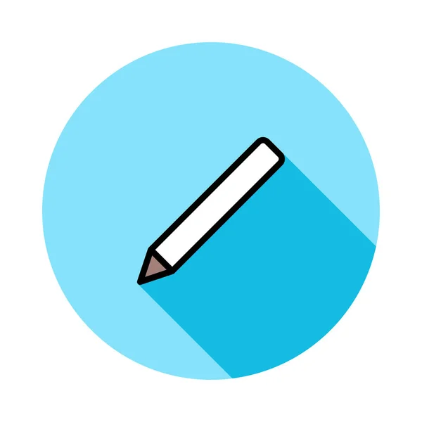 Ceruza Ikon Vektor Illusztráció — Stock Vector