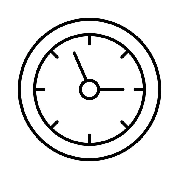 Reloj Icono Vector Ilustración — Archivo Imágenes Vectoriales