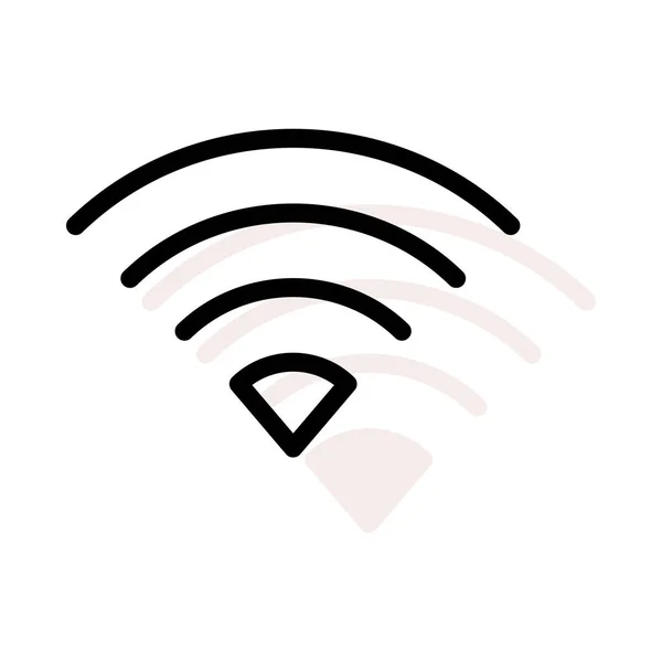 Wifi Icon Vektor Illustration — Stockvektor