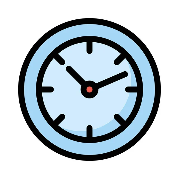 Reloj Icono Vector Ilustración — Vector de stock