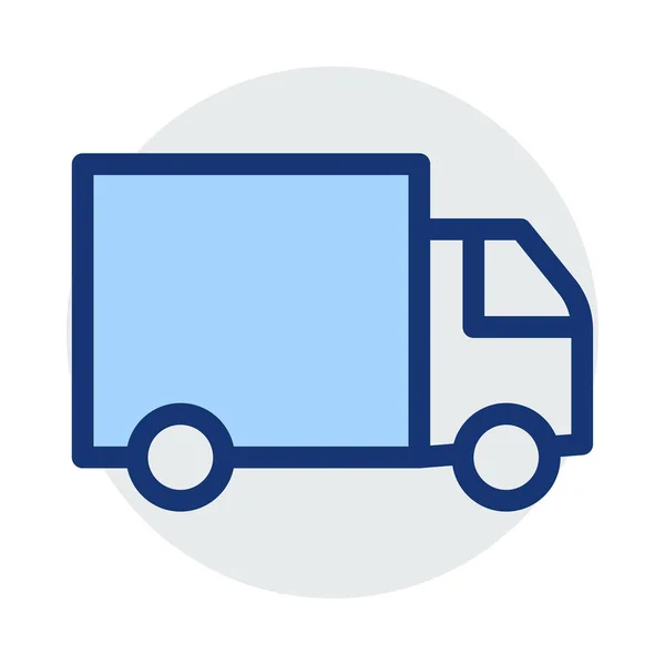 Vrachtwagen Pictogram Vectorillustratie — Stockvector