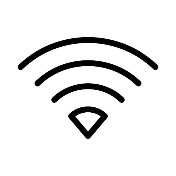 Wifiアイコンベクトルイラスト — ストックベクタ