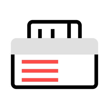 kart simge vektör çizim 