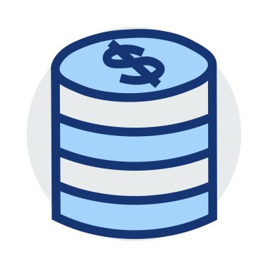 para simgesi vektör illüstrasyonu 