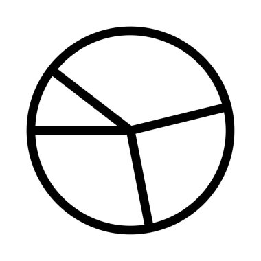 Diyagram simgesi vektör illüstrasyonu 