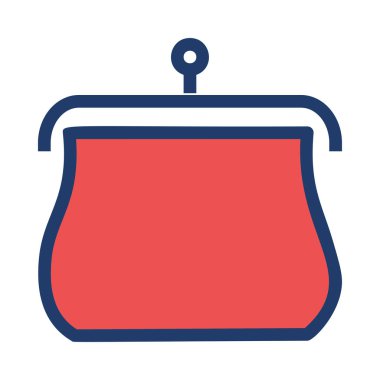 çanta simge vektör çizim 