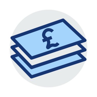 Lirası simge vektör çizim 