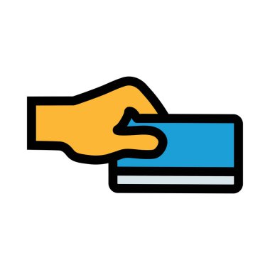 kart simge vektör çizim 