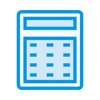 hesap makinesi web simgesi, vektör illüstrasyonu 