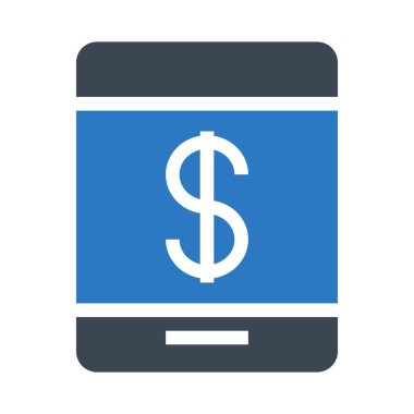 Dolar simgesi vektör illüstrasyonu 