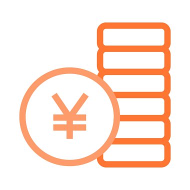 Para simgesi işareti illüstrasyon vektör 