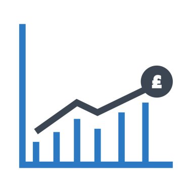 Diyagram simgesi vektör illüstrasyonu 