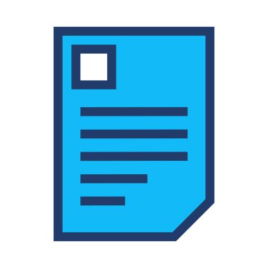 belge simgesi vektör illüstrasyonu 