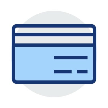 kart simge vektör çizim 