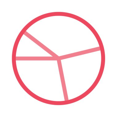 Diyagram simgesi vektör illüstrasyonu 