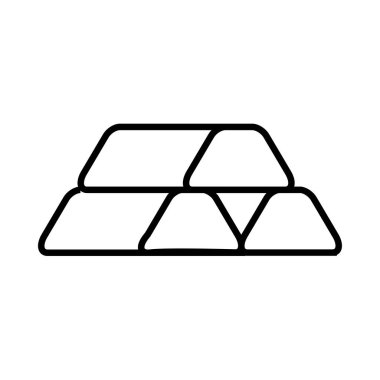 piramit simgesi vektör çizimi 