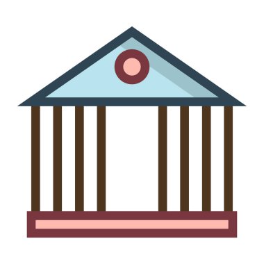 Banka web simge vektör çizim