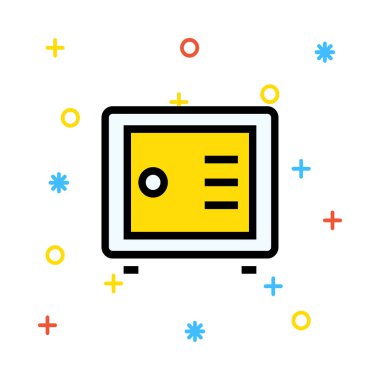 güvenli simge vektör illüstrasyonu 