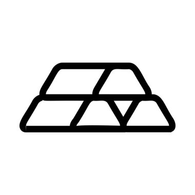 piramit simgesi vektör çizimi 