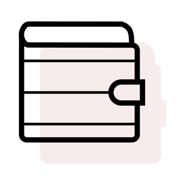 m-cüzdan web simge vektör çizim 