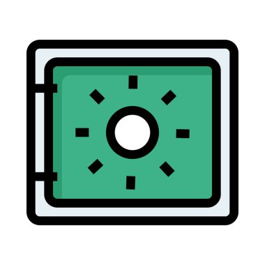 güvenli simge vektör illüstrasyonu 