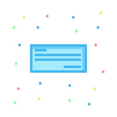 iş kartı simgesi vektör illüstrasyonu 