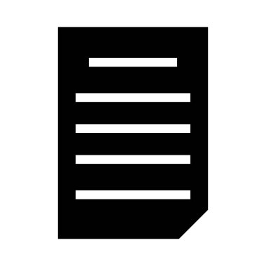 belge simgesi vektör illüstrasyonu 