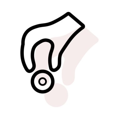 Sikke Simgesi vektör illüstrasyonu 