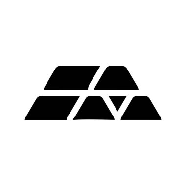 piramit simgesi vektör çizimi 