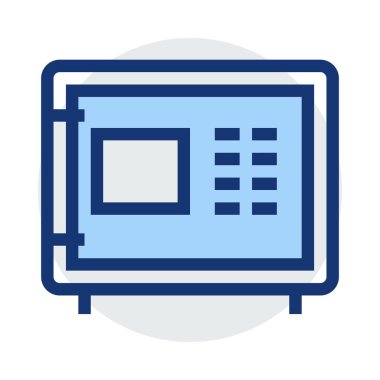 güvenli simge vektör illüstrasyonu  