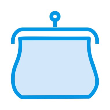 çanta simge vektör çizim 