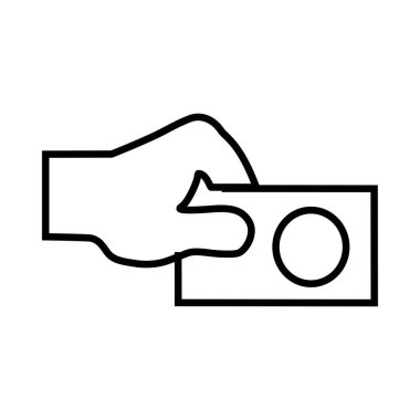 kart simge vektör çizim 