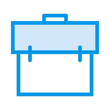 çanta simgesi vektör illüstrasyonu 