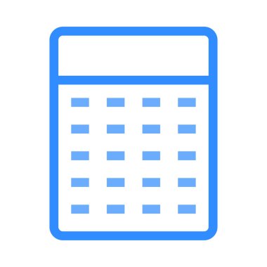 hesap makinesi simgesi vektör illüstrasyonu 