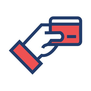 kart simge vektör çizim 