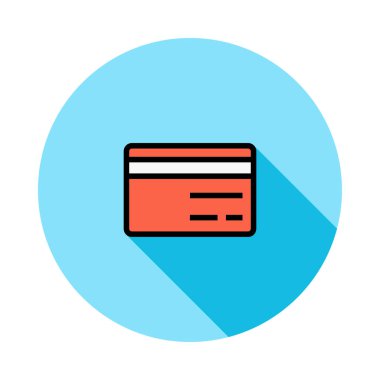 kart simge vektör çizim 