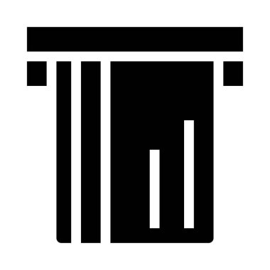 atm simge vektör illüstrasyonu 