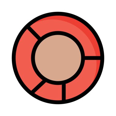 yaşam şamandırası vektör illüstrasyonu 